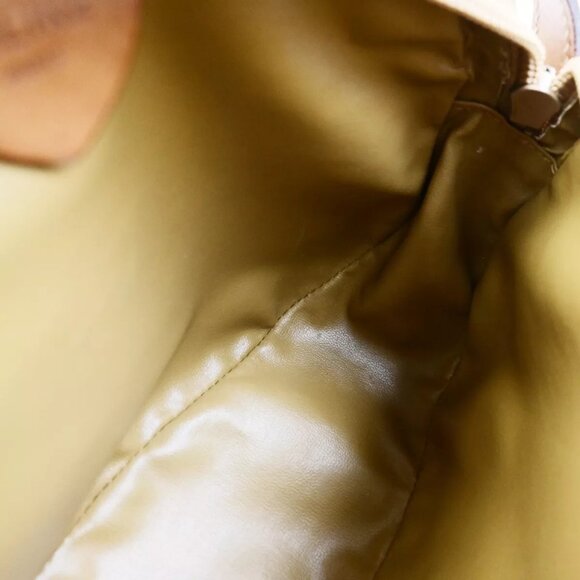 CELINE Logo Macadam Pattern Shoulder Tote Bag PVC Leather Brown GHW 62EE050 - Picture 10 of 14